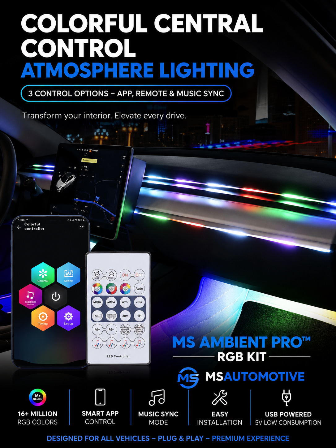 MS Ambient Pro™ RGB Kit